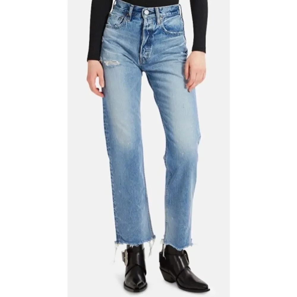 Moussy Vintage Lomita Wide Straight Jeans Made in Japan Women’s Sz. 29